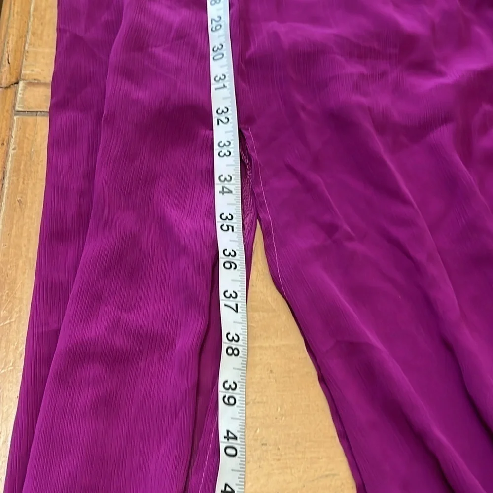 Filly Flair Fushia, Sleeveless, V-Neck, Long, Romantic Style Dress(165)